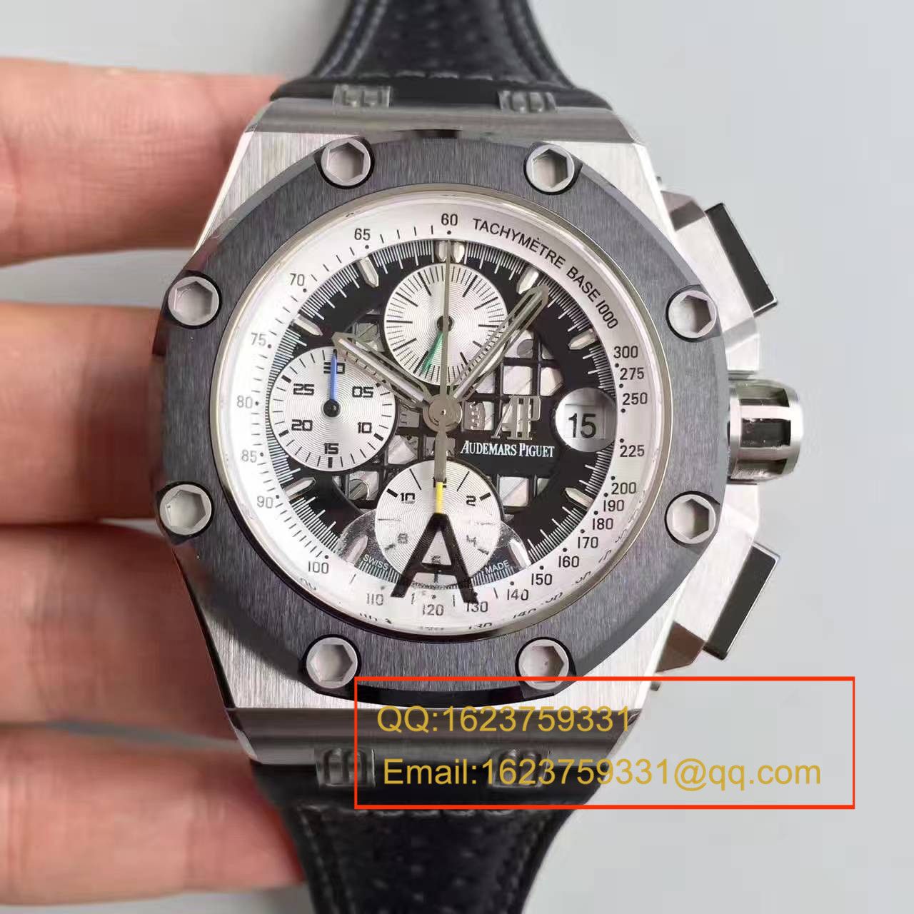 【独家视频测评JF Factory 1:1 High quality  Replica Watches 】Audemars Piguet BR2 Royal Oak Offshore 系列26078IO.OO.D001VS.01男表 / JF AP CE26078IO