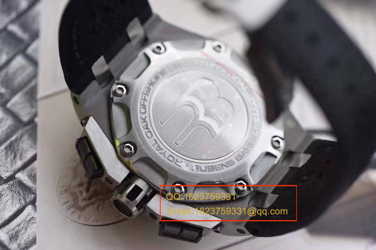 【独家视频测评JF Factory 1:1 High quality  Replica Watches 】Audemars Piguet BR2 Royal Oak Offshore 系列26078IO.OO.D001VS.01男表 / JF AP CE26078IO