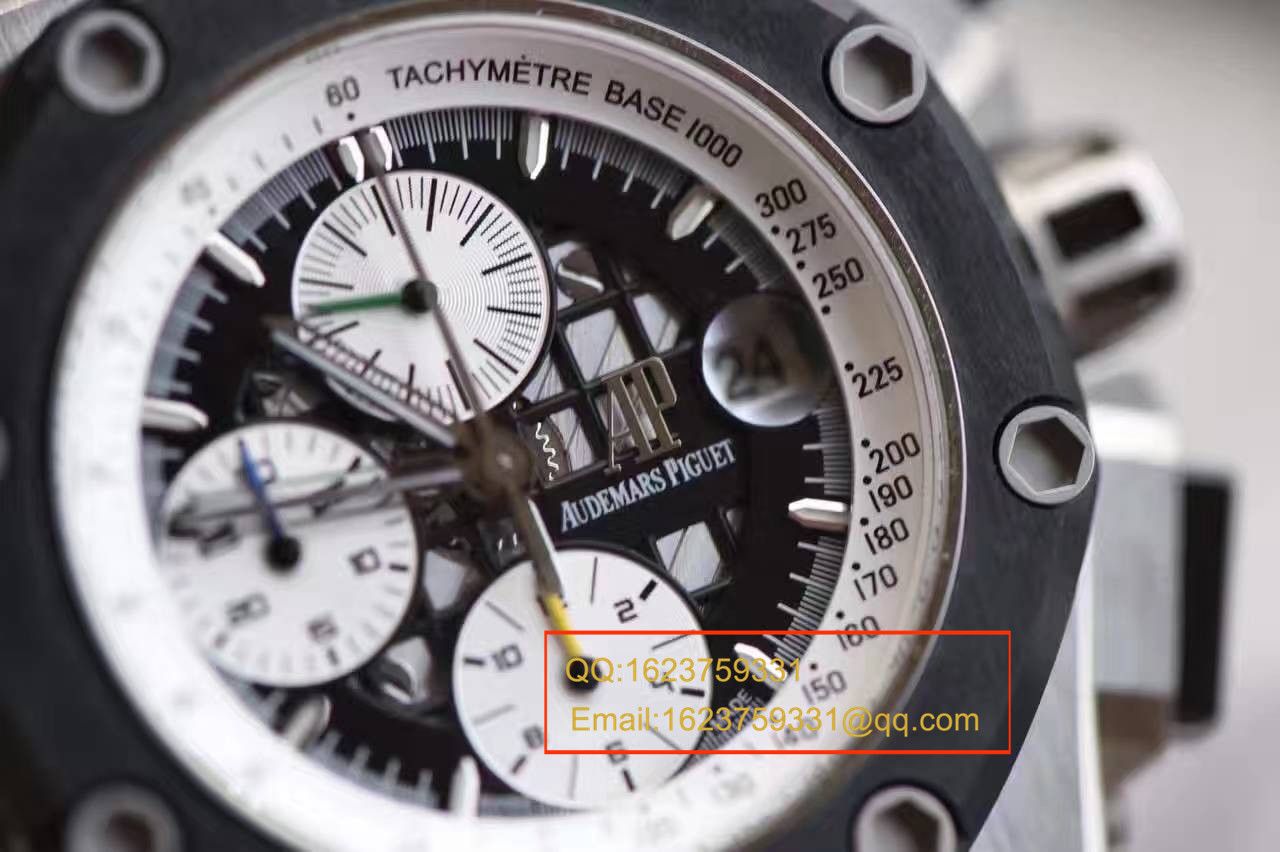 【独家视频测评JF Factory 1:1 High quality  Replica Watches 】Audemars Piguet BR2 Royal Oak Offshore 系列26078IO.OO.D001VS.01男表 / JF AP CE26078IO
