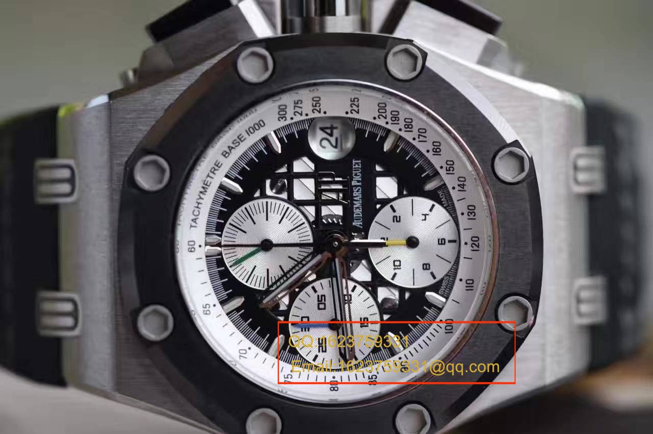 【独家视频测评JF Factory 1:1 High quality  Replica Watches 】Audemars Piguet BR2 Royal Oak Offshore 系列26078IO.OO.D001VS.01男表 / JF AP CE26078IO