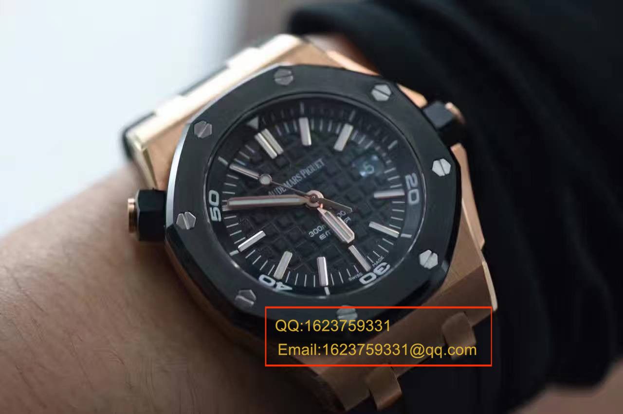 【视频测评JF Perfect  Replica  wrist watches 】Audemars Piguet  Royal Oak Offshore 系列 15709TR.OO.A005CR.01 wrist watches  / APBF077