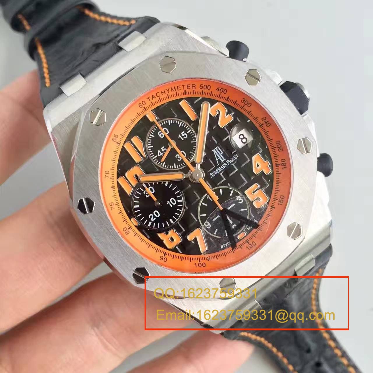 【JF Factory  High quality  Copy  Watches 】Audemars Piguet  Royal Oak Offshore 系列《橙色火焰“火山”》26170ST.OO.D101CR.01 wrist watches  / APCD049
