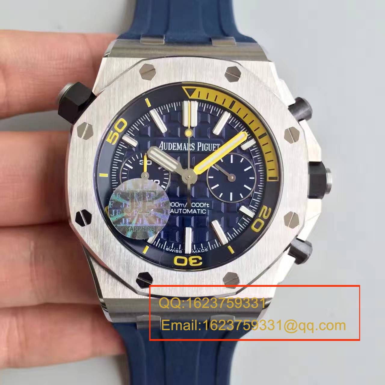 【JF Factory 1:1 Replica  High quality  Replica Watches 】Audemars Piguet  Royal Oak Offshore 系列26703ST.OO.A027CA.01《Audemars Piguet 蓝莓》 wrist watches  / APCB029