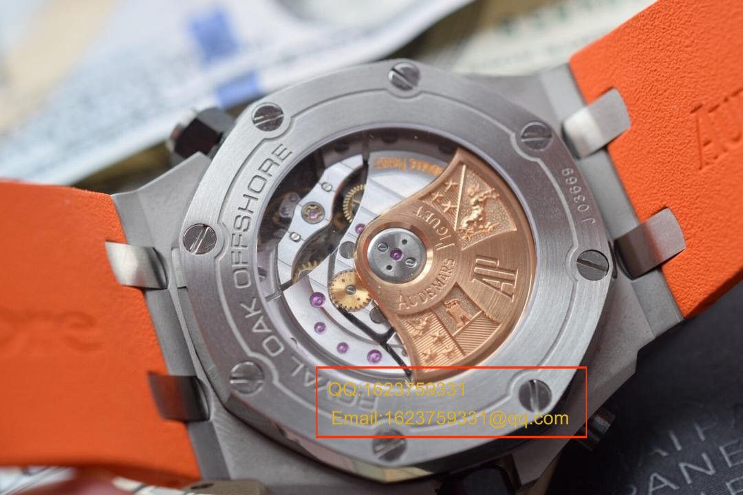 【JF Factory 1:1 Replica Copy  Watches 】Audemars Piguet  Royal Oak Offshore 鲜橙26703ST.OO.A070CA.01 wrist watches  / APCB027