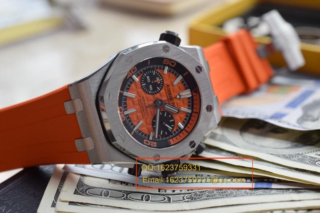 【JF Factory 1:1 Replica Copy  Watches 】Audemars Piguet  Royal Oak Offshore 鲜橙26703ST.OO.A070CA.01 wrist watches  / APCB027