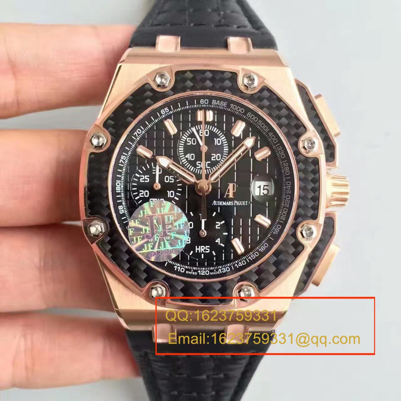 【JF Factory  High quality   Replica Watches 】Audemars Piguet 千禧系列蒙托亚26030RO.OO.D001IN.01 wrist watches  / AP008