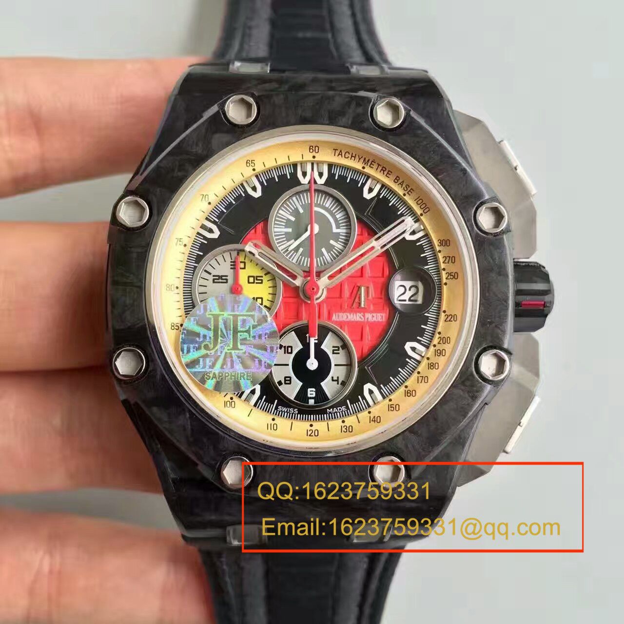 【 Video analysis JF Factory 1:1 High quality  Replica Watches 】Audemars Piguet 格兰披治大奖赛限定版26290IO.OO.A001VE.01机械 wrist watches  / AP041