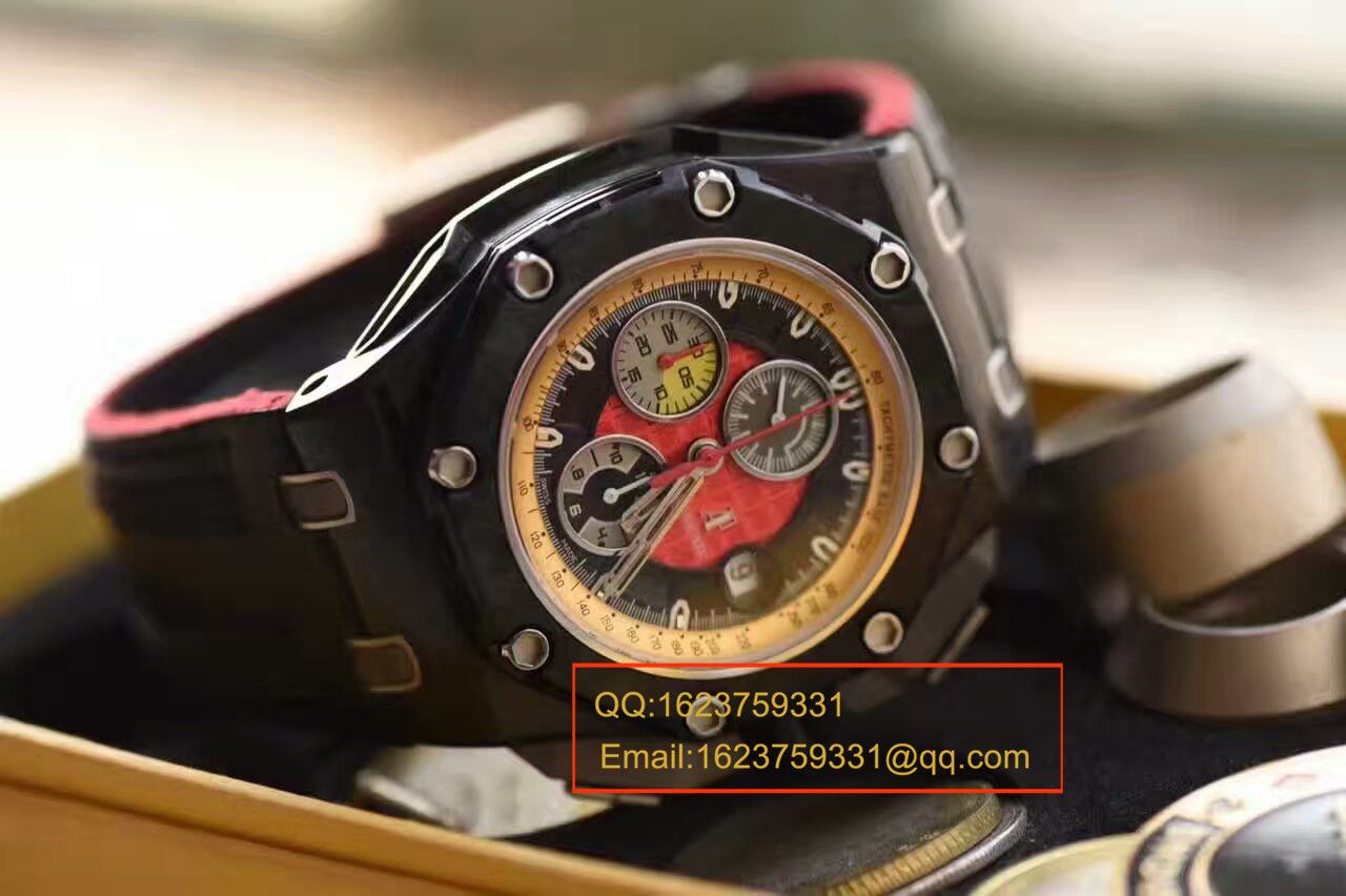 【 Video analysis JF Factory 1:1 High quality  Replica Watches 】Audemars Piguet 格兰披治大奖赛限定版26290IO.OO.A001VE.01机械 wrist watches  / AP041