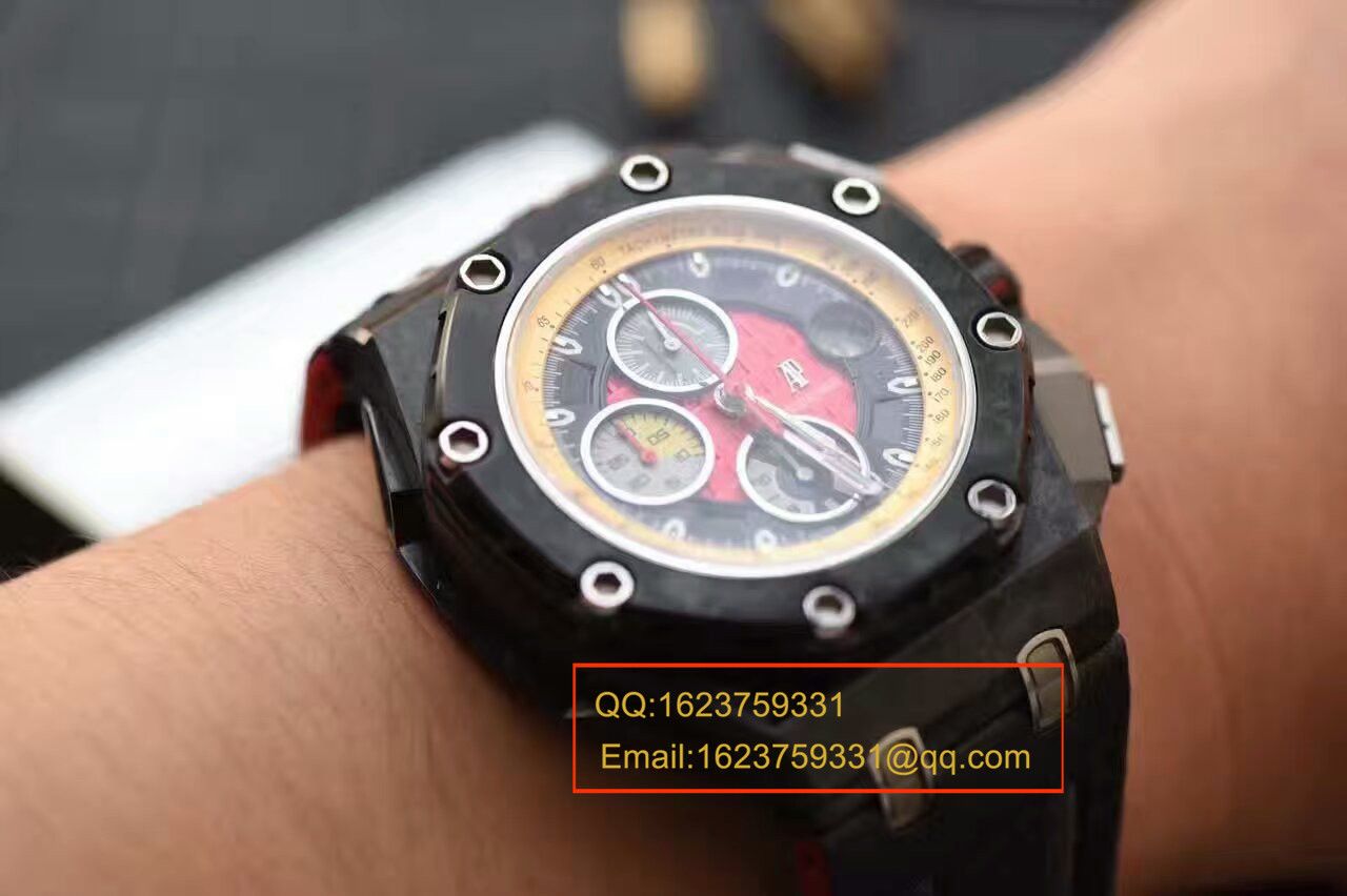 【 Video analysis JF Factory 1:1 High quality  Replica Watches 】Audemars Piguet 格兰披治大奖赛限定版26290IO.OO.A001VE.01机械 wrist watches  / AP041