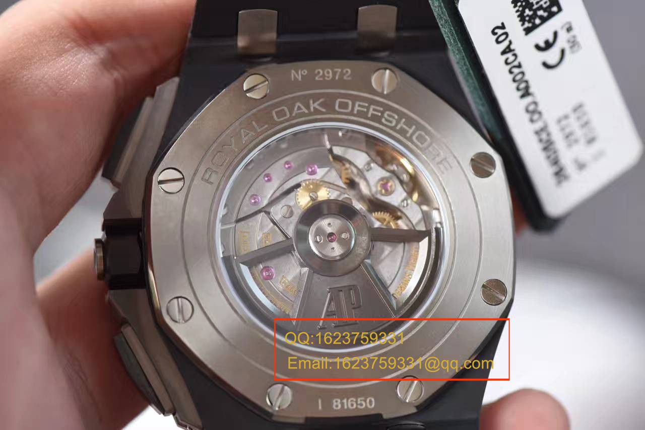 【JF Factory  Perfect  High quality  Replica Watches 】Audemars Piguet  Royal Oak Offshore 系列26405CE.OO.A002CA.02 wrist watches  / AP125
