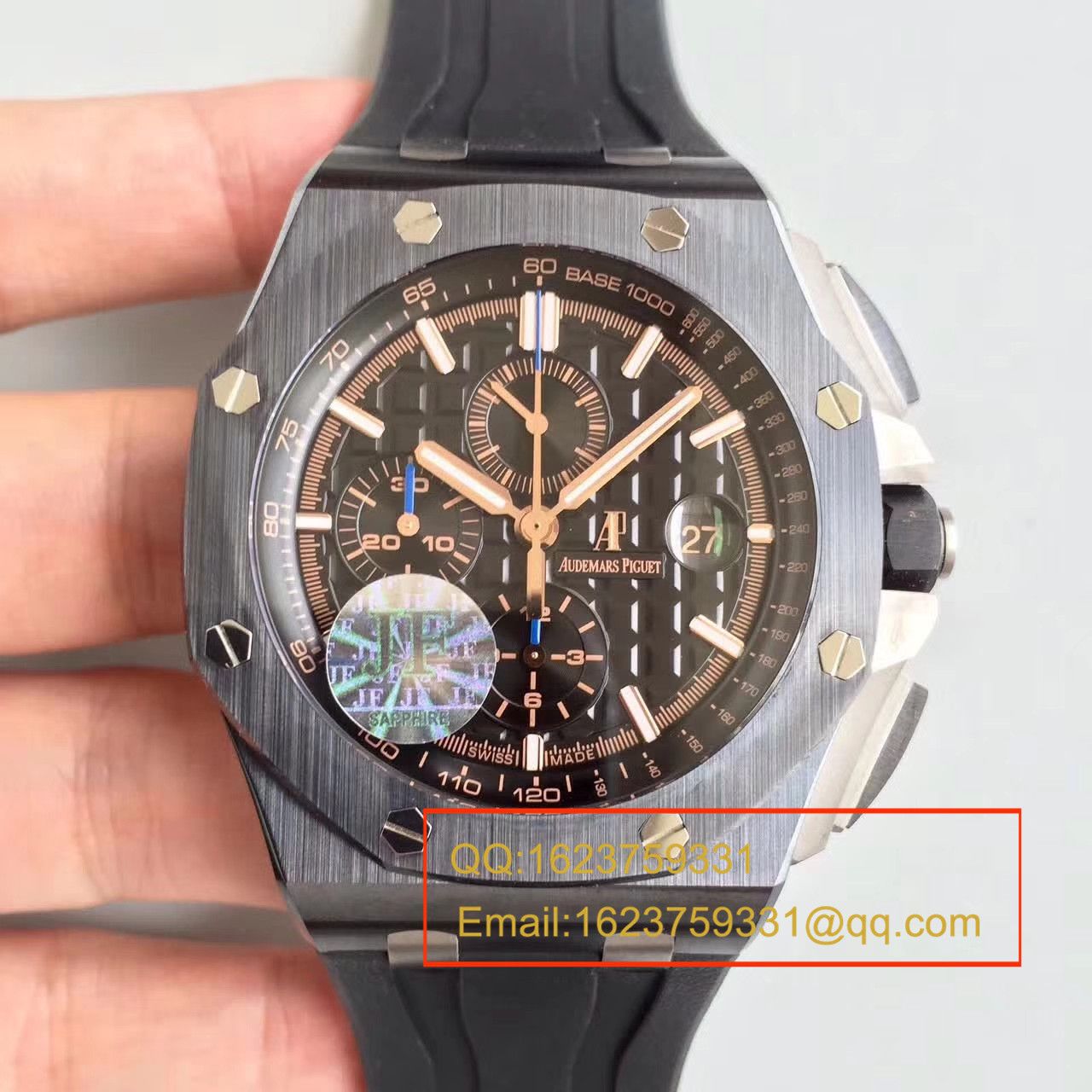 【 Video analysis JF Factory  Perfect  Knockoff  Watches 】Audemars Piguet  Royal Oak Offshore 系列26401RO.OO.A002CA.02 wrist watches  / AP109