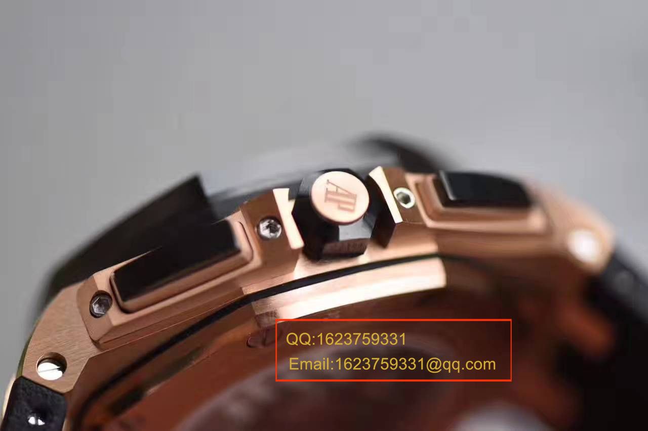 【 Video analysis JF Factory  Perfect  Knockoff  Watches 】Audemars Piguet  Royal Oak Offshore 系列26401RO.OO.A002CA.02 wrist watches  / AP109