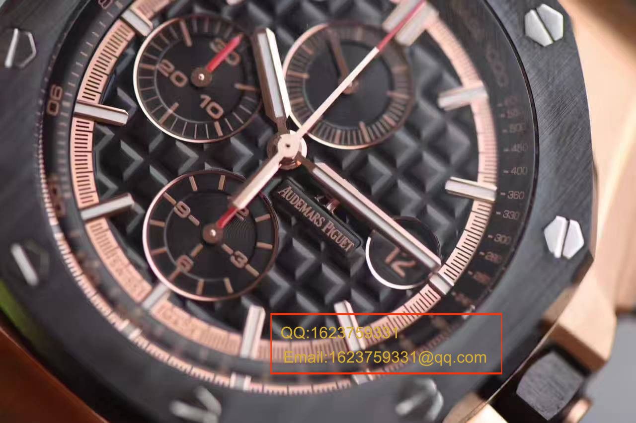 【 Video analysis JF Factory  Perfect  Knockoff  Watches 】Audemars Piguet  Royal Oak Offshore 系列26401RO.OO.A002CA.02 wrist watches  / AP109