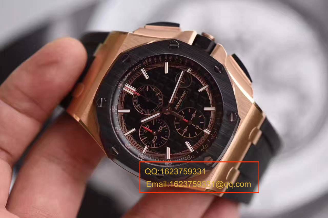 【 Video analysis JF Factory  Perfect  Knockoff  Watches 】Audemars Piguet  Royal Oak Offshore 系列26401RO.OO.A002CA.02 wrist watches  / AP109