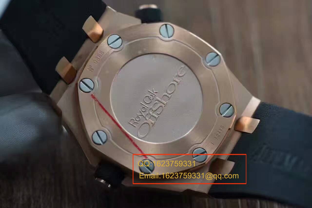 【 Video analysis JF Factory  Perfect  Replica Watches 】Audemars Piguet  Royal Oak Offshore 系列15709TR.OO.A005CR.01男表 / AP077A