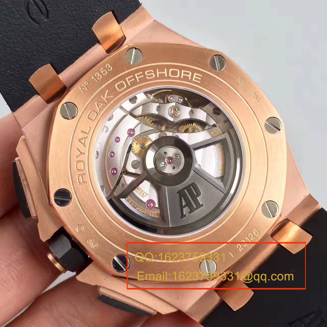 【 Video analysis JF Factory  Perfect  Knockoff  Watches 】Audemars Piguet 皇家橡树大熊猫金壳26401RO.OO.A002CA.01男表 / JF AP CF26401RO
