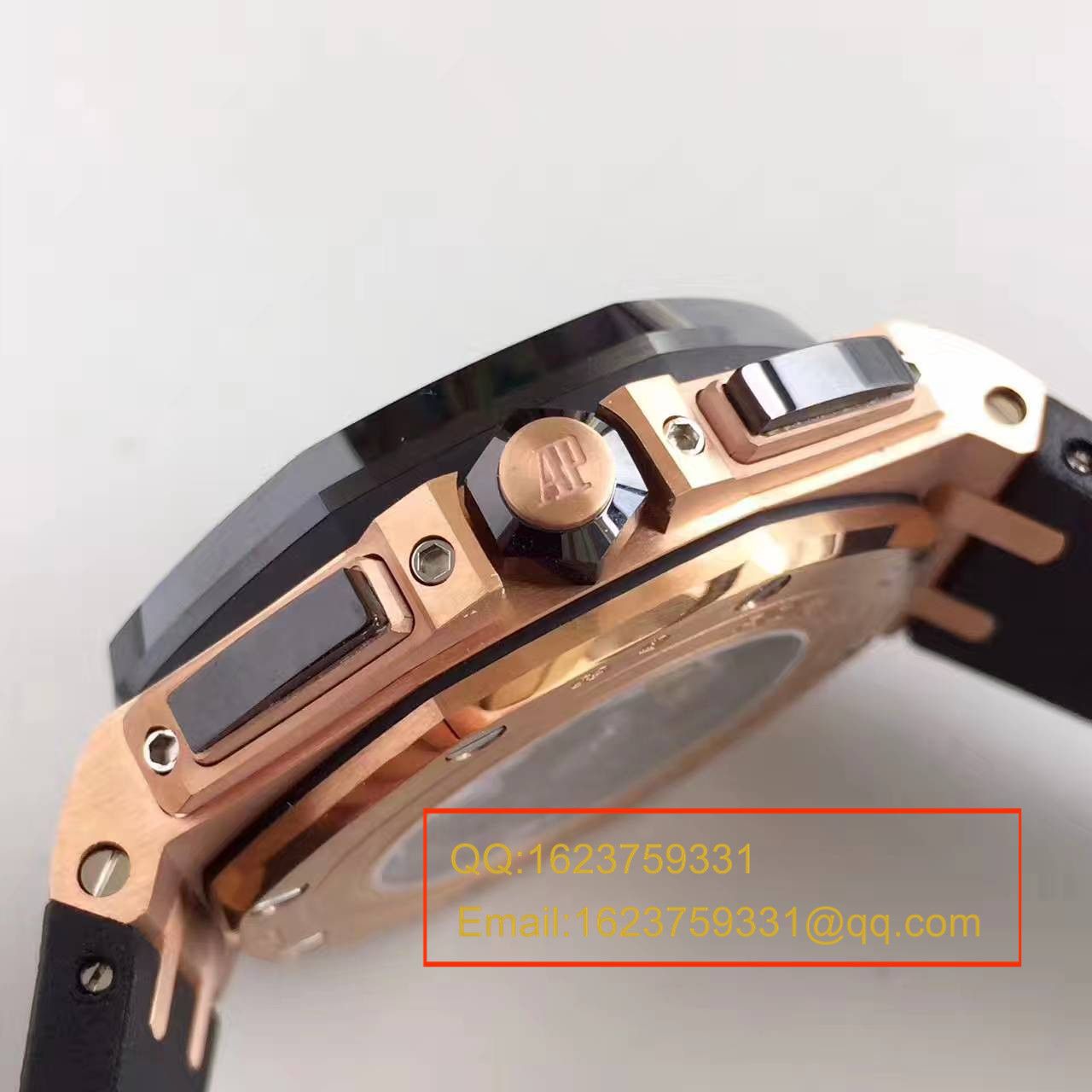 【 Video analysis JF Factory  Perfect  Knockoff  Watches 】Audemars Piguet 皇家橡树大熊猫金壳26401RO.OO.A002CA.01男表 / JF AP CF26401RO