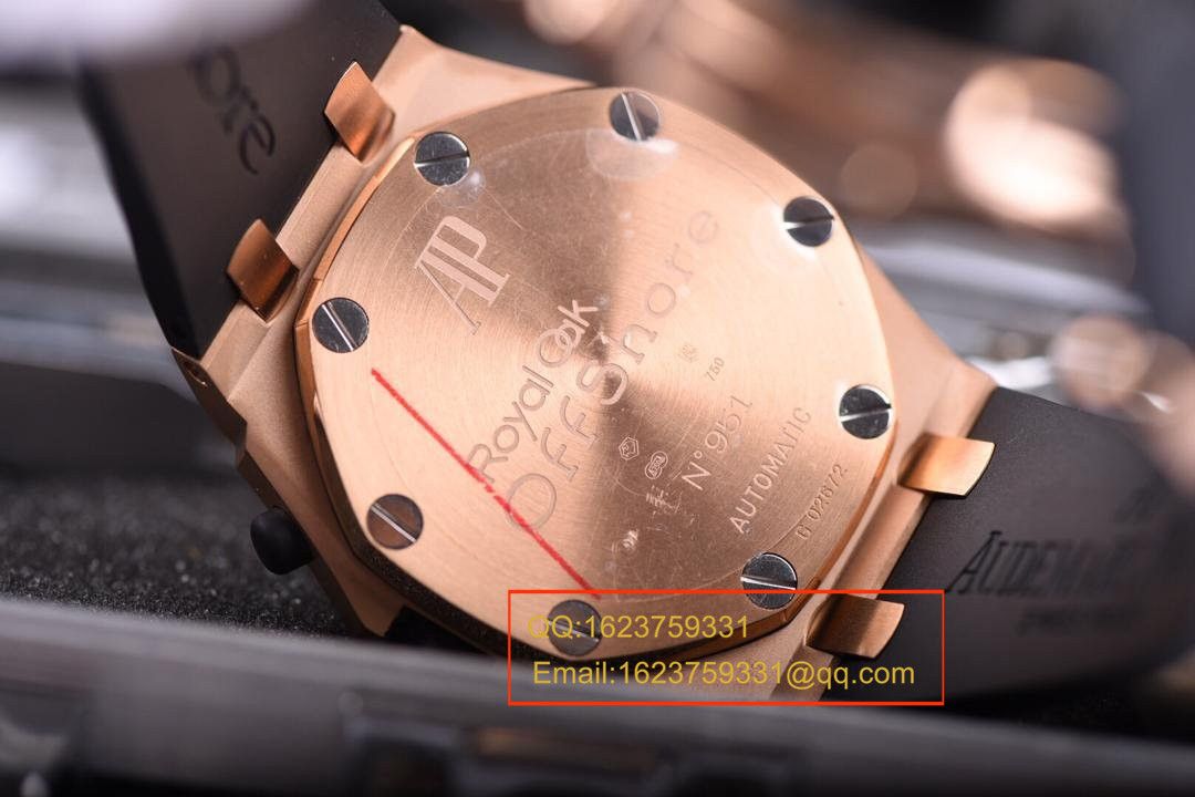 【实拍图鉴赏】JF Factory  High quality 1:1 Replica Watches 之Audemars Piguet  Royal Oak Offshore 系列25940OK.OO.D002CA.02男表 / JF AP CD25940OK