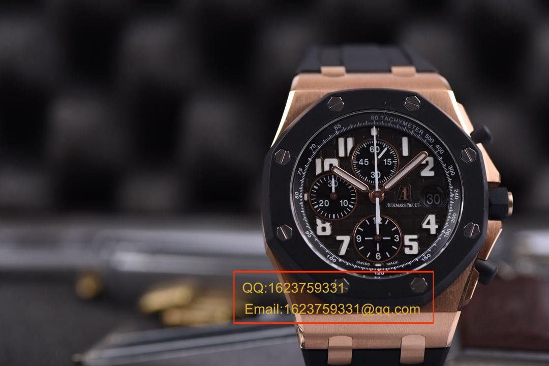 【实拍图鉴赏】JF Factory  High quality 1:1 Replica Watches 之Audemars Piguet  Royal Oak Offshore 系列25940OK.OO.D002CA.02男表 / JF AP CD25940OK
