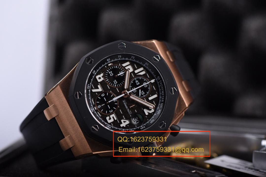 【实拍图鉴赏】JF Factory  High quality 1:1 Replica Watches 之Audemars Piguet  Royal Oak Offshore 系列25940OK.OO.D002CA.02男表 / JF AP CD25940OK