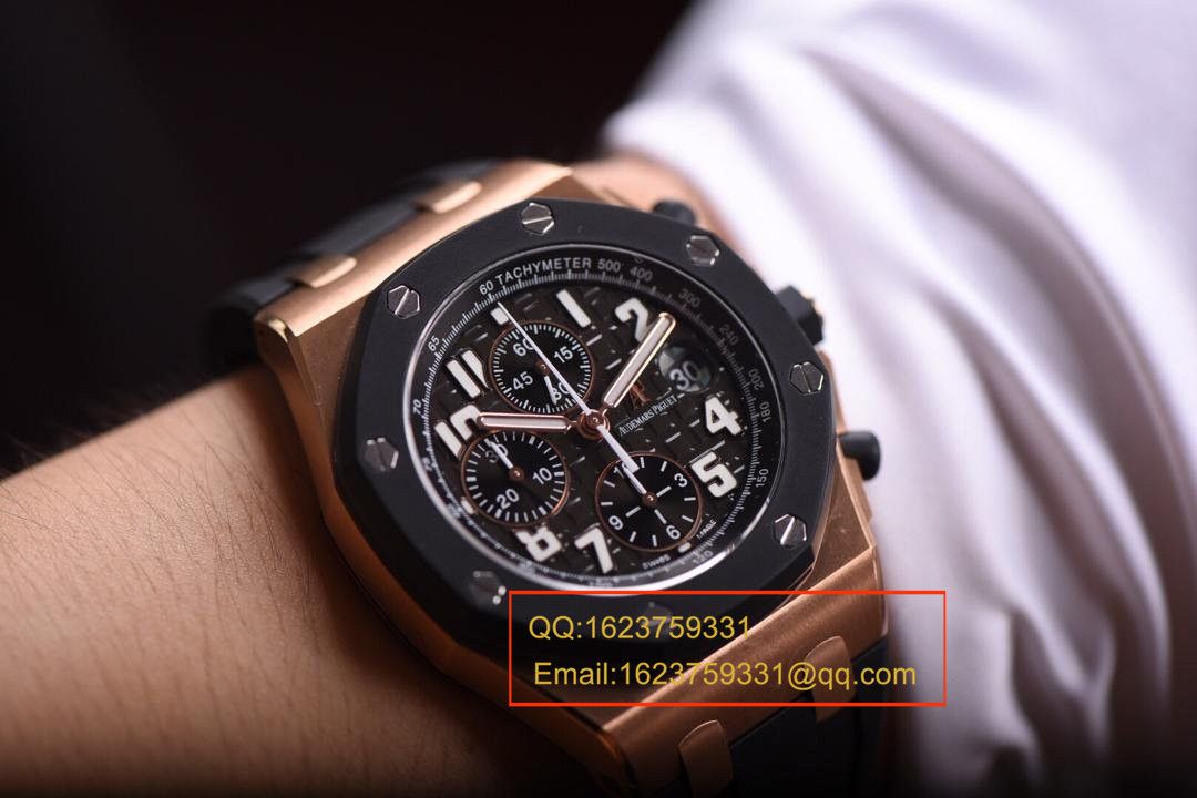 【实拍图鉴赏】JF Factory  High quality 1:1 Replica Watches 之Audemars Piguet  Royal Oak Offshore 系列25940OK.OO.D002CA.02男表 / JF AP CD25940OK