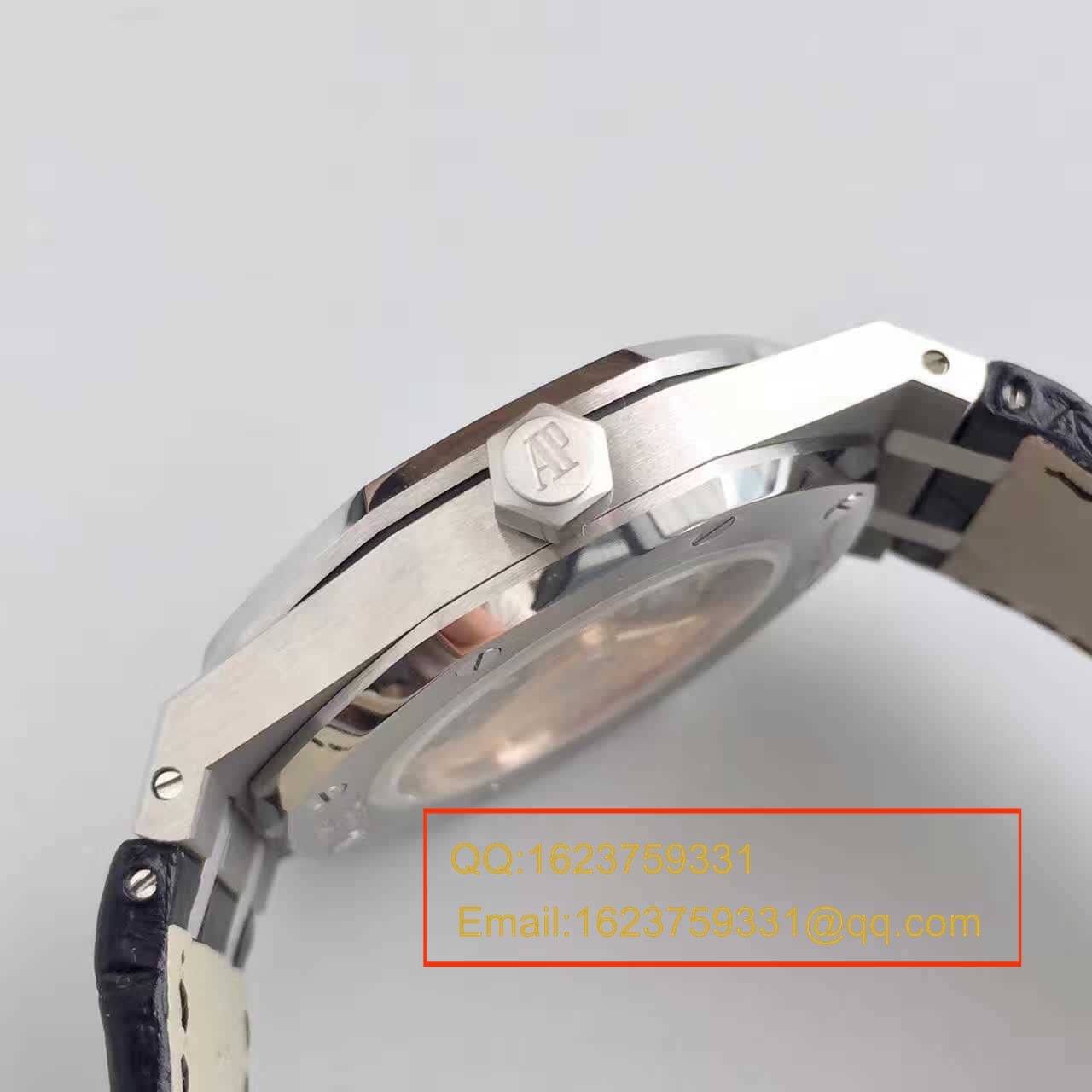 【JF Factory  Perfect  High quality  Replica Watches 】Audemars Piguet 皇家橡树系列15400ST.OO.1220ST.01 wrist watches  / AP112