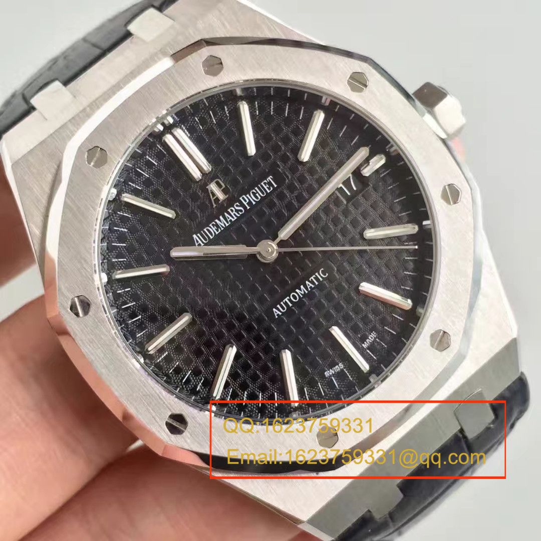 【JF Factory  Perfect  High quality  Replica Watches 】Audemars Piguet 皇家橡树系列15400ST.OO.1220ST.01 wrist watches  / AP112