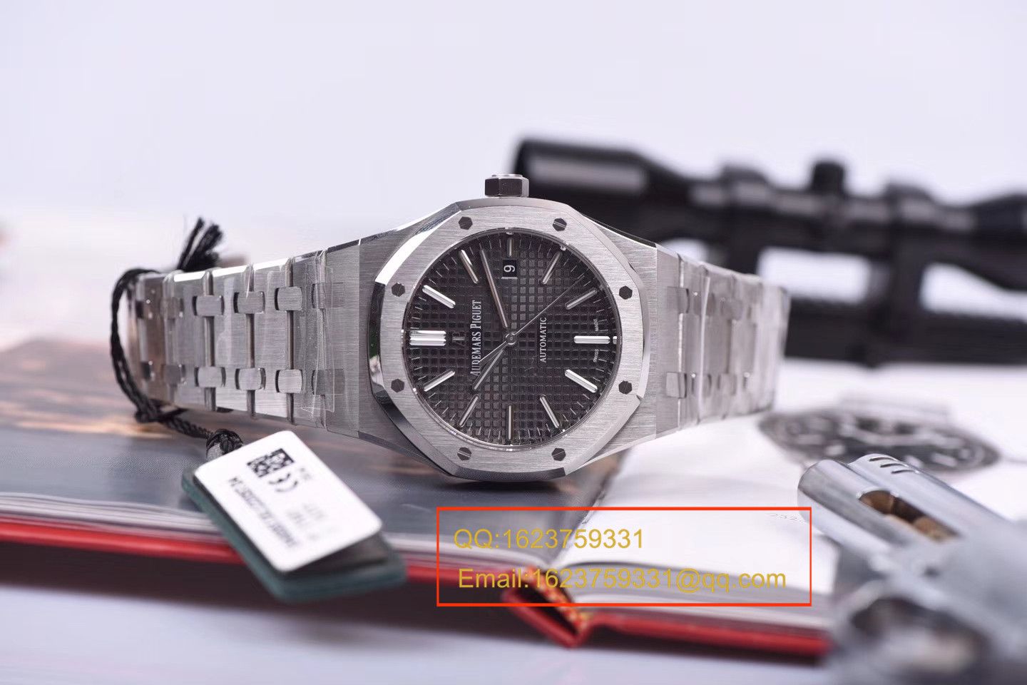 【JF Perfect  High quality  Replica Watches 】Audemars Piguet 皇家橡树系列15400ST.OO.1220ST.04 wrist watches  / AP129