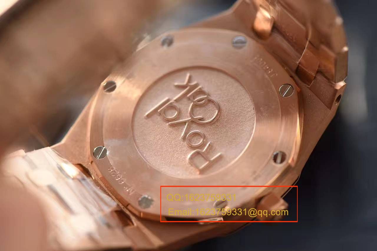 【JF Factory 1:1 High quality  Replica Watches 】Audemars Piguet 皇家橡树系列 67650OR.OO.1261OR.01石英女士 wrist watches  / AP126