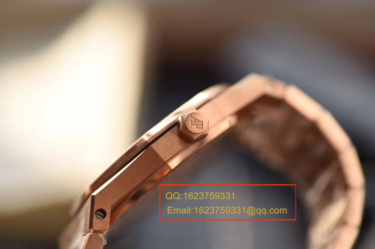 【JF Factory 1:1 High quality  Replica Watches 】Audemars Piguet 皇家橡树系列 67650OR.OO.1261OR.01石英女士 wrist watches  / AP126
