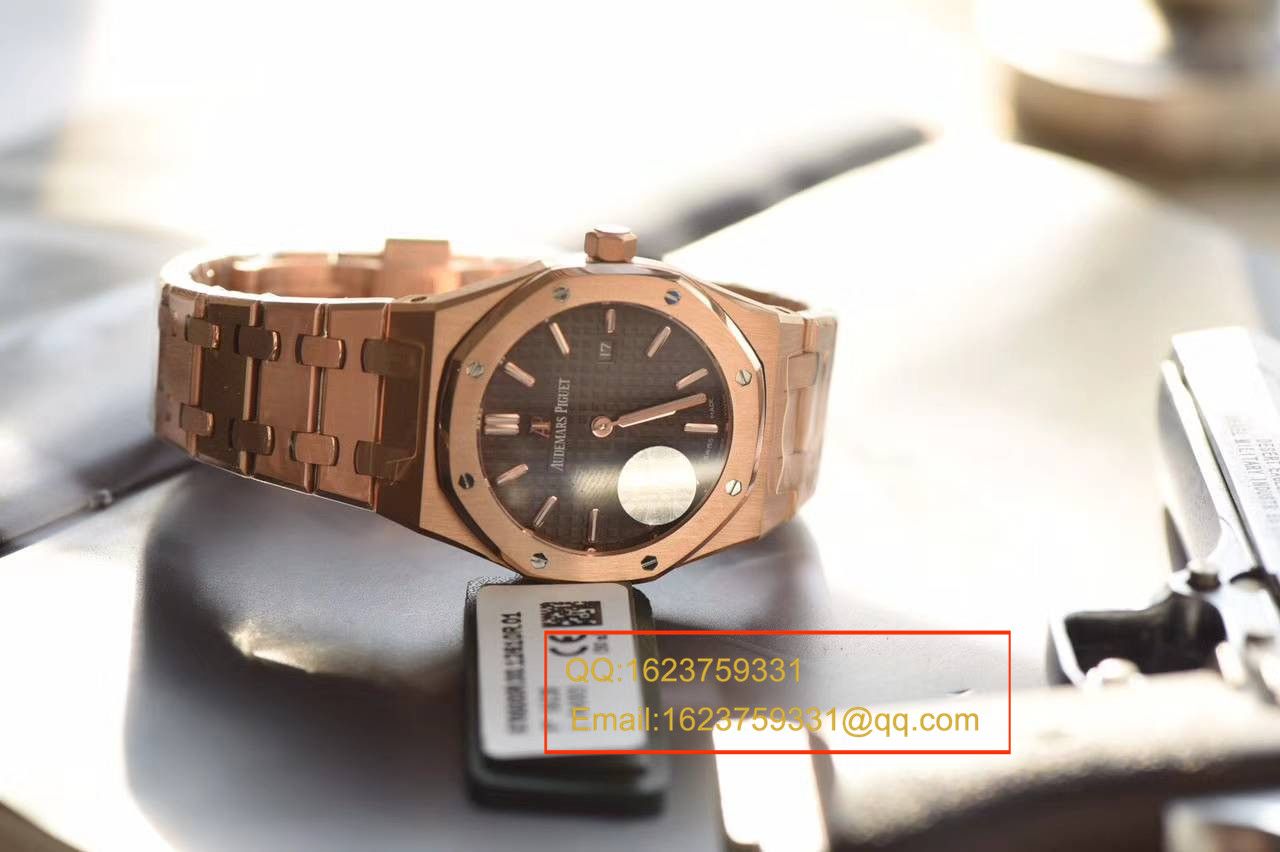 【JF Factory 1:1 High quality  Replica Watches 】Audemars Piguet 皇家橡树系列 67650OR.OO.1261OR.01石英女士 wrist watches  / AP126