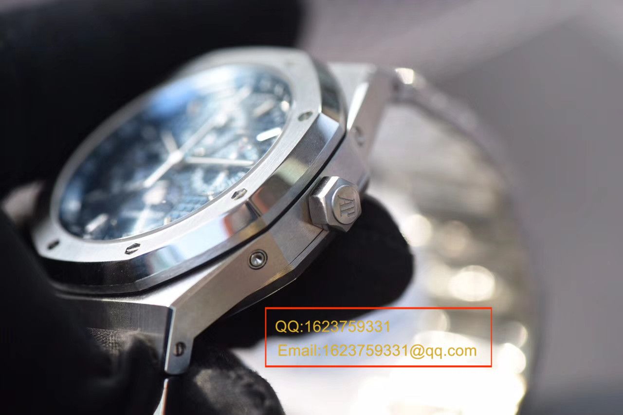 【JF Factory  Perfect  High quality  Replica Watches 】Audemars Piguet 皇家橡树万年历系列26574ST.OO.1220ST.02 wrist watches  / AP124