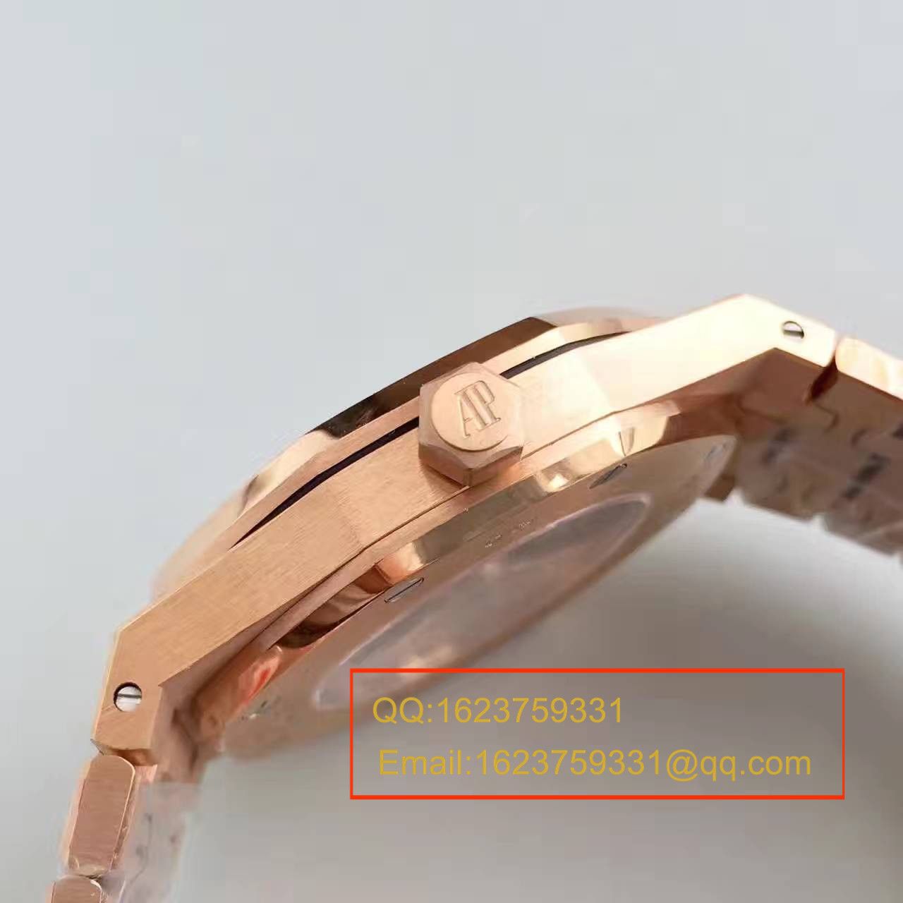 【JF Factory 1:1 top  Replica Watches 】Audemars Piguet 皇家橡树系列 Replica 15451OR.ZZ.1256OR.01男女中性 wrist watches  / AP116