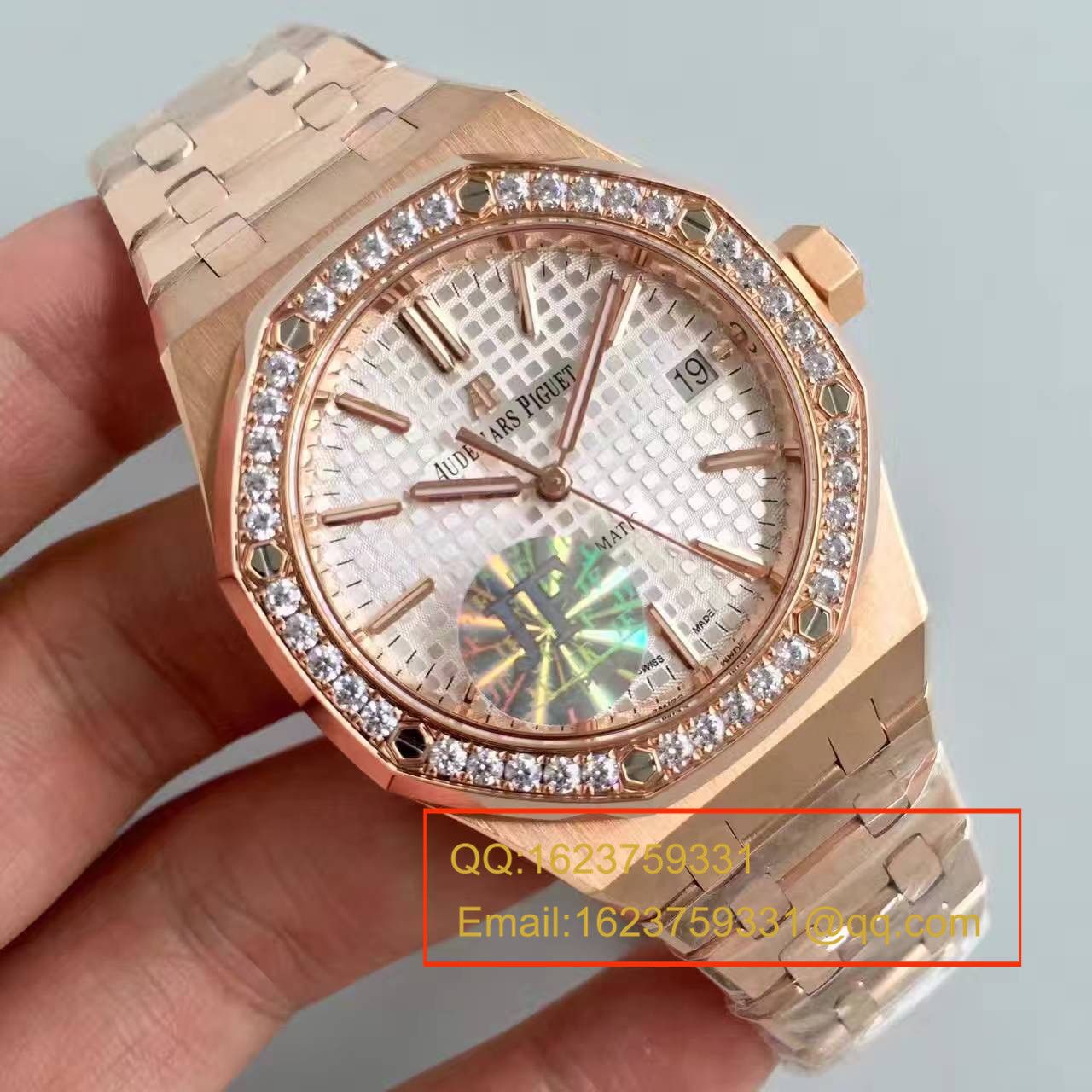 【JF Factory 1:1 top  Replica Watches 】Audemars Piguet 皇家橡树系列 Replica 15451OR.ZZ.1256OR.01男女中性 wrist watches  / AP116