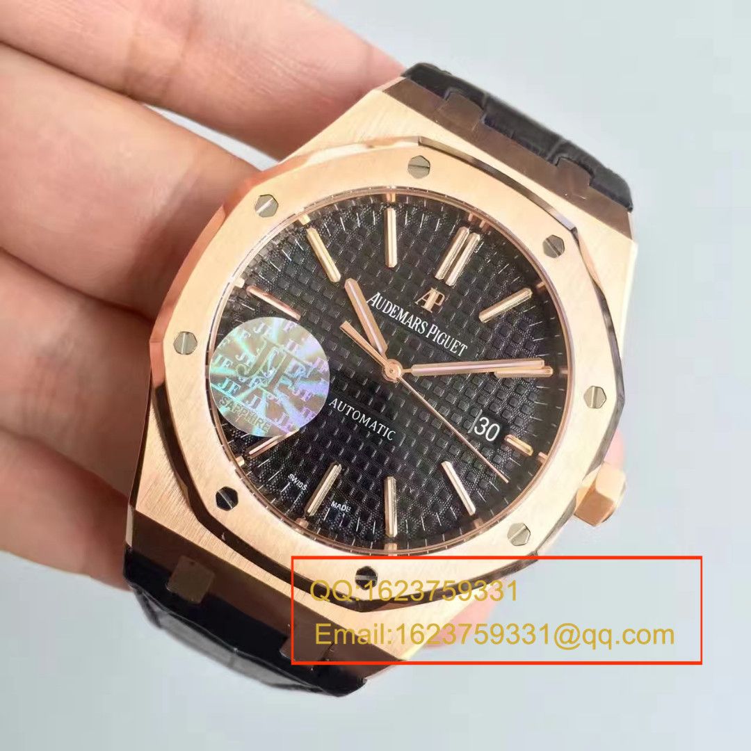 【JF Factory 1:1 Knockoff Audemars Piguet  Watches 】Audemars Piguet 皇家橡树系列15450OR.OO.D002CR.01女表 / AP015B