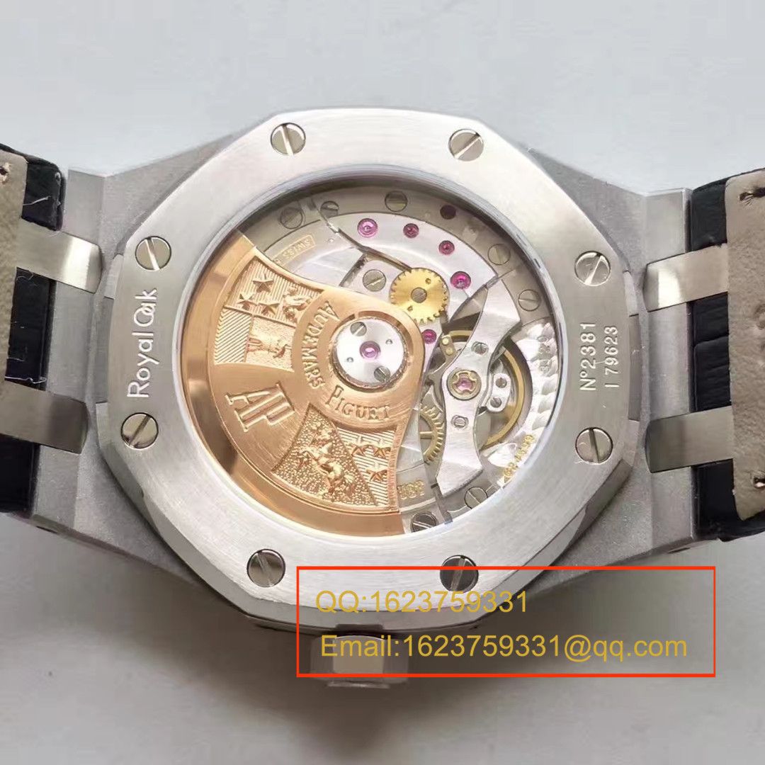 【JF Factory  Perfect  Knockoff  Watches 】APAudemars Piguet 皇家橡树系列15400ST.OO.1220ST.03男表 / AP024B
