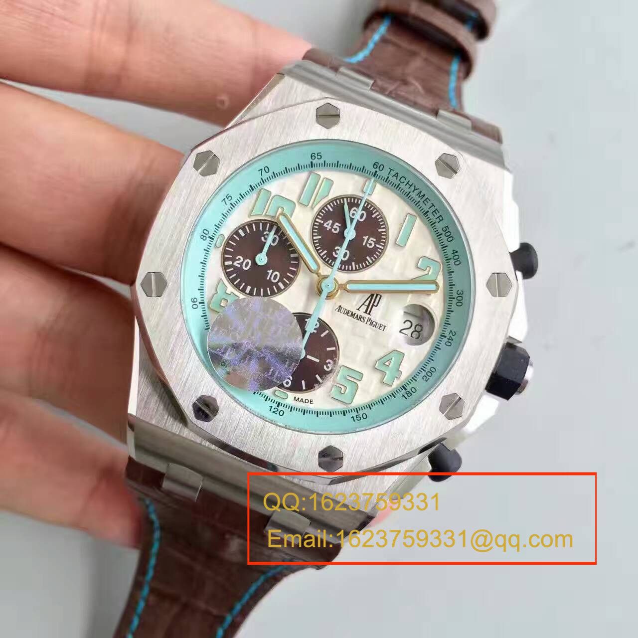 【JF Factory 1:1 Knockoff  Watches 】Audemars Piguet AP皇家橡树离岸系列蒙托克高速公路限量版26187ST.OO.D801CR.01男表 / AP087