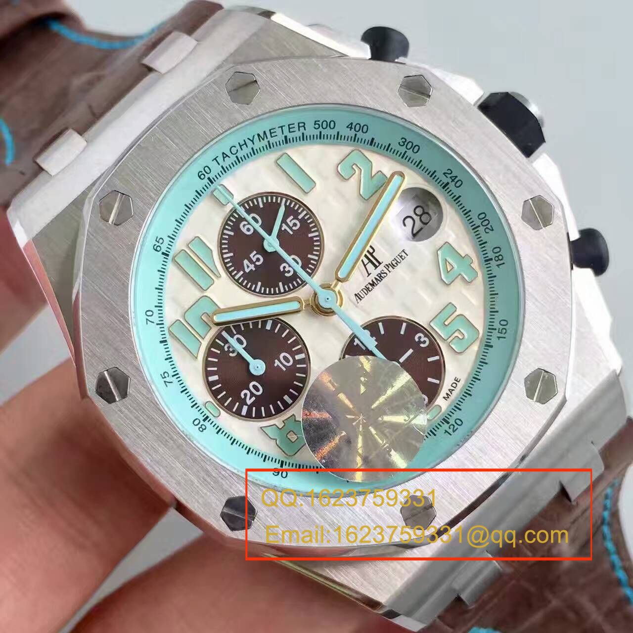 【JF Factory 1:1 Knockoff  Watches 】Audemars Piguet AP皇家橡树离岸系列蒙托克高速公路限量版26187ST.OO.D801CR.01男表 / AP087