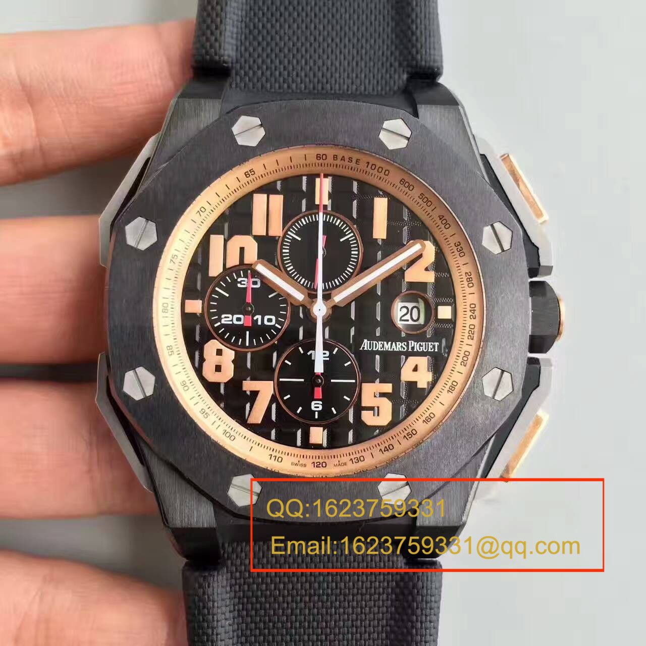 【JF Factory 1:1 High quality  Replica Copy  Watches 】Audemars Piguet  Royal Oak Offshore 系列施瓦辛格26378IO.OO.A001KE.01 wrist watches  / AP074