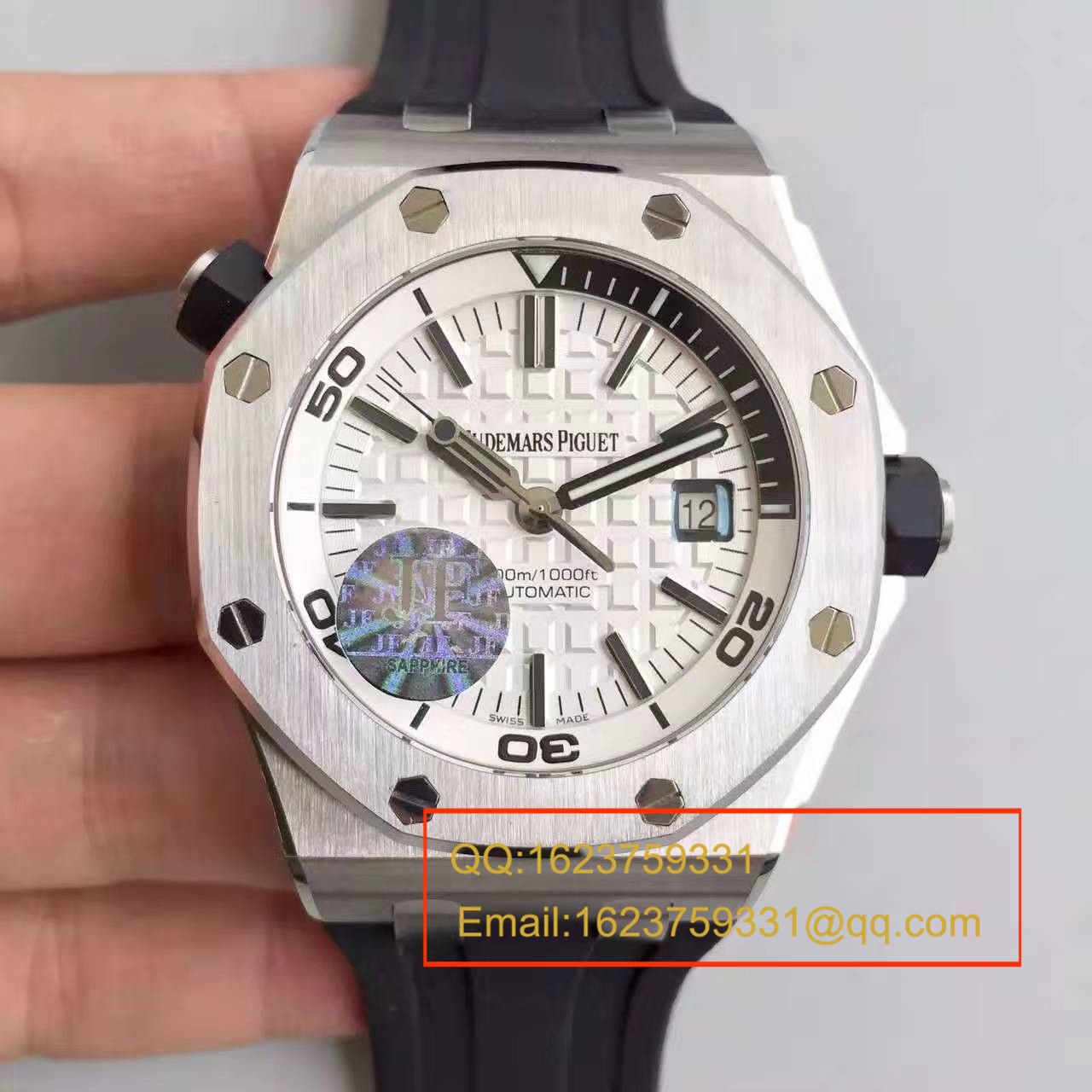 【JF Factory 1:1 Replica Watches 】Audemars Piguet  Royal Oak Offshore 系列15710ST.OO.A002CA.02 wrist watches 《钢带款》 / AP057B