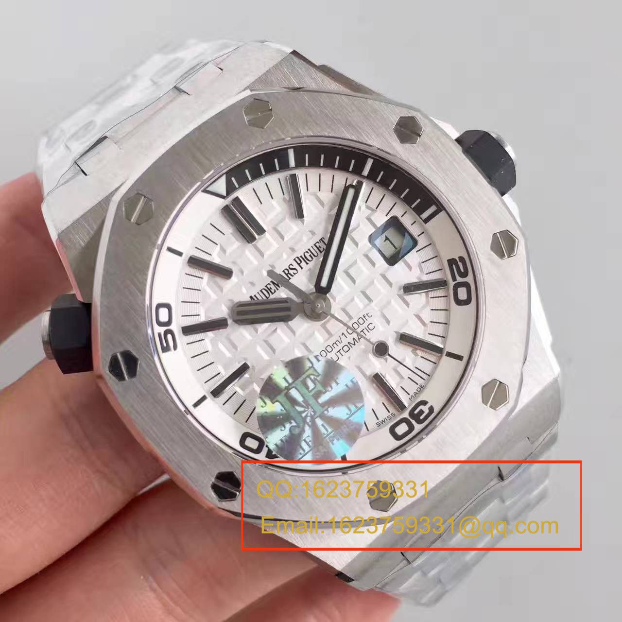 【JF Factory 1:1 Replica Watches 】Audemars Piguet  Royal Oak Offshore 系列15710ST.OO.A002CA.02 wrist watches 《钢带款》 / AP057B