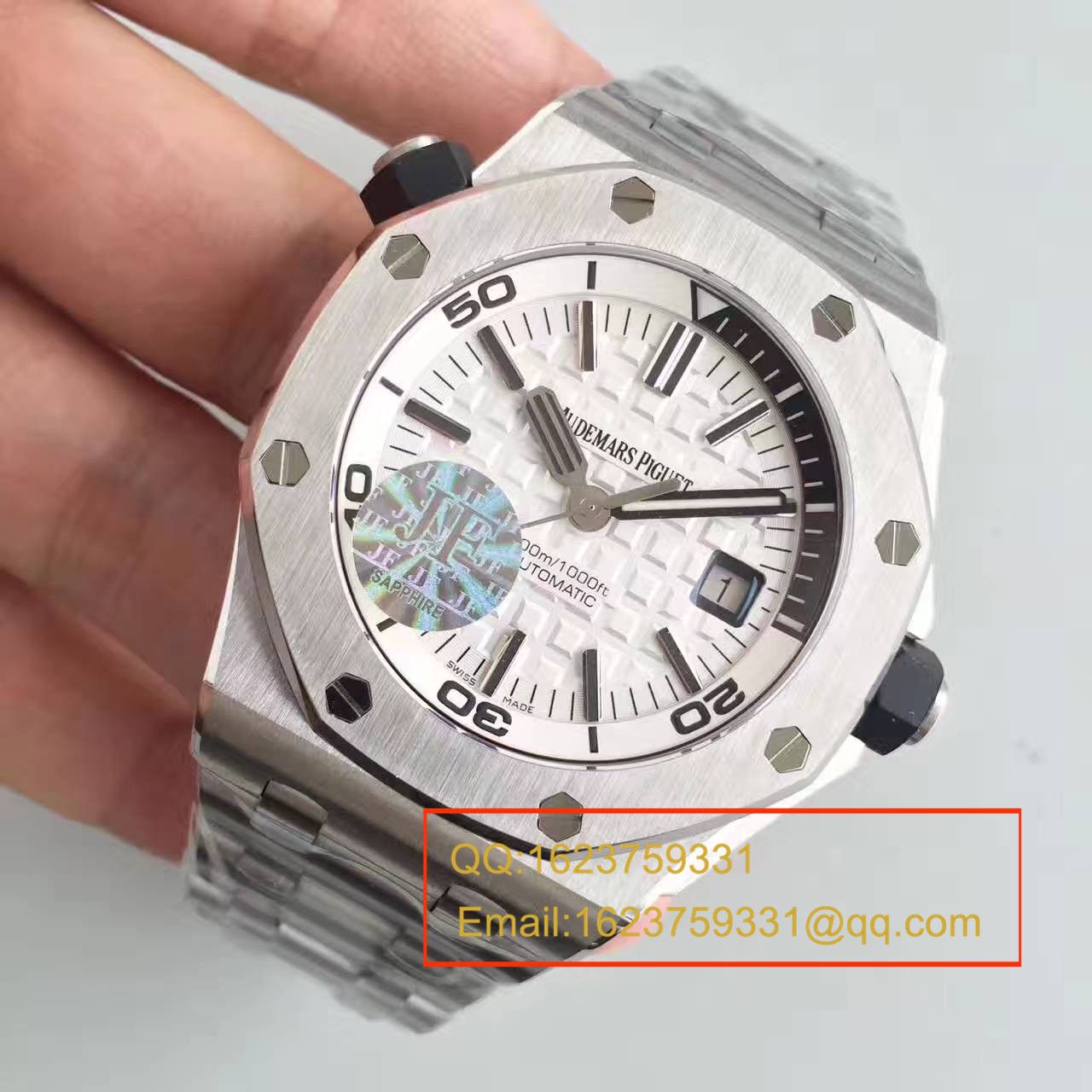 【JF Factory 1:1 Replica Watches 】Audemars Piguet  Royal Oak Offshore 系列15710ST.OO.A002CA.02 wrist watches 《钢带款》 / AP057B