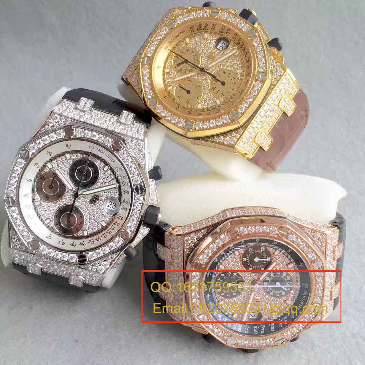 【JF Factory  High quality  Knockoff  Watches 】Audemars Piguet 满天星 Royal Oak Offshore 系列26067BC.ZZ.D002CR.01 wrist watches  / AP055