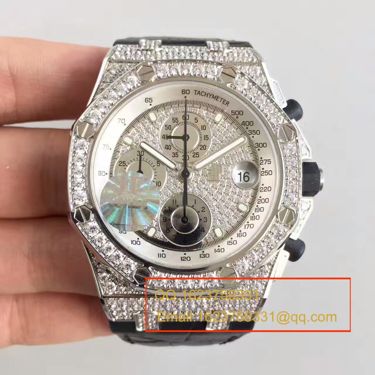 【JF Factory  High quality  Knockoff  Watches 】Audemars Piguet 满天星 Royal Oak Offshore 系列26067BC.ZZ.D002CR.01 wrist watches  / AP055