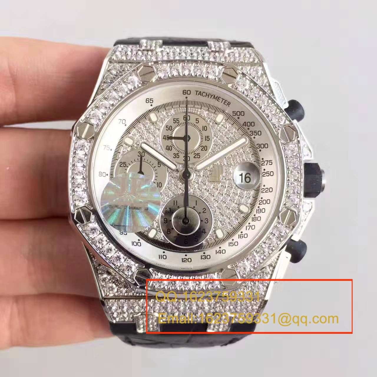 【JF Factory  Perfect  Replica Copy  Watches 】Audemars Piguet 满天星 Royal Oak Offshore 系列26067OR.ZZ.D002CR.01机械 wrist watches  / AP054