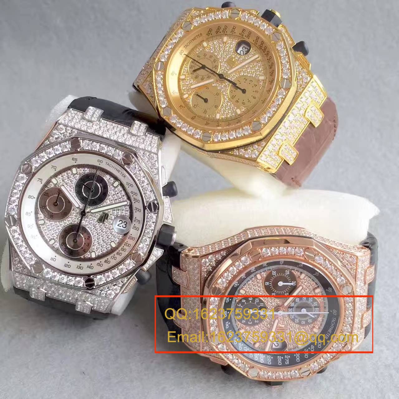 【JF Factory  Perfect  Replica Copy  Watches 】Audemars Piguet 满天星 Royal Oak Offshore 系列26067OR.ZZ.D002CR.01机械 wrist watches  / AP054