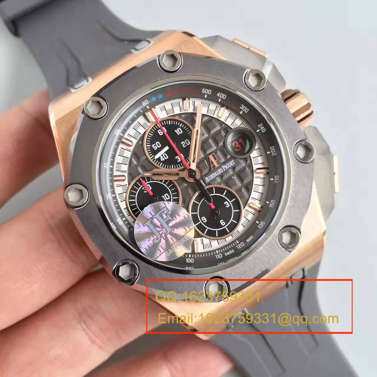 【JF Factory  High quality  Replica Watches 】Audemars Piguet  Royal Oak Offshore 系列舒马赫26568OM.OO.A004CA.01机械 wrist watches  / AP034