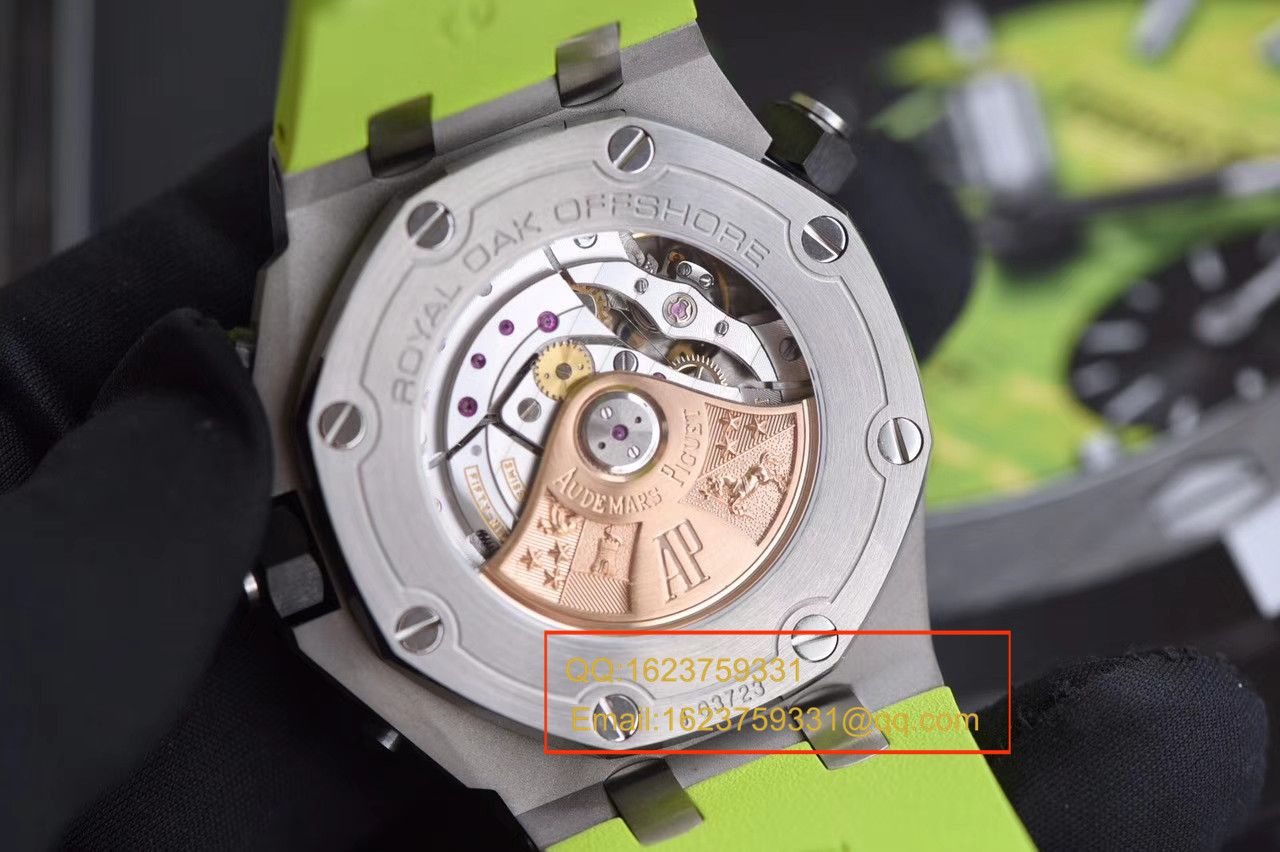 【JF Factory  Perfect  Replica Copy  Watches 】Audemars Piguet  Royal Oak Offshore 系列26703ST.OO.A038CA.01《青苹果》男士机械 Watches  / AP026