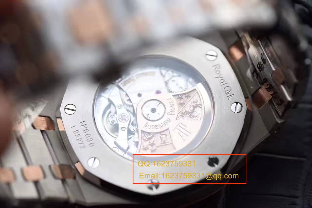 JF Factory Audemars Piguet 皇家橡树系列15400SR.OO.1220SR.01 wrist watches 《精钢间金 watchband  》 top  Replica Copy 男女 wrist watches  / AP016