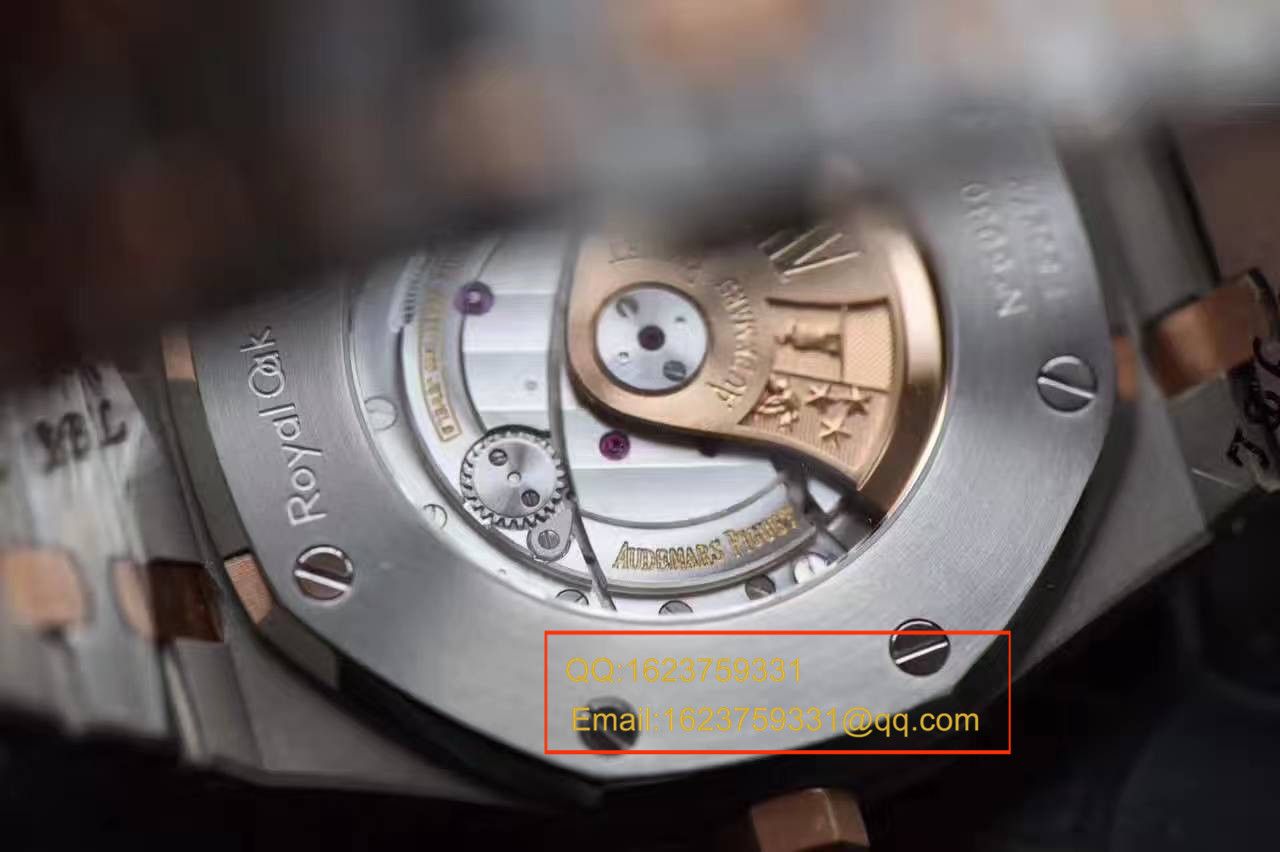 JF Factory Audemars Piguet 皇家橡树系列15400SR.OO.1220SR.01 wrist watches 《精钢间金 watchband  》 top  Replica Copy 男女 wrist watches  / AP016